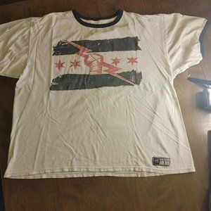 WWE Authentic CM Punk Original Best In The World Ringer Tee T-Shirt 2XL